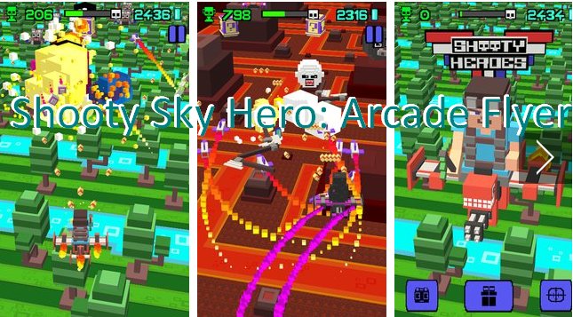  Shooty Sky Hero: Arcade Flyer