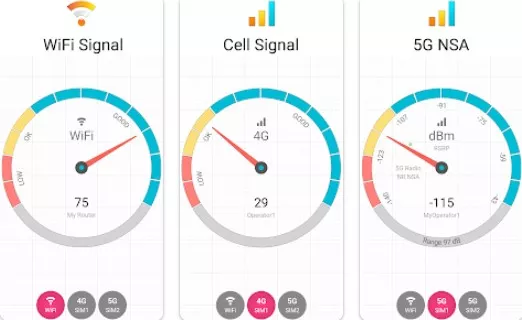 Gameplay screenshot from signal strength for Android