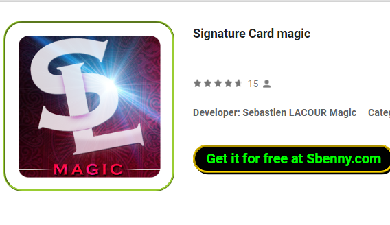  Signature Card magic