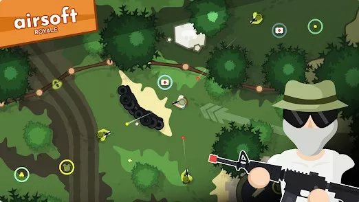 Gameplay screenshot from silo s airsoft royale for Android