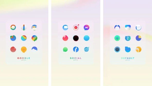 simplified gradient icon pack APK Android