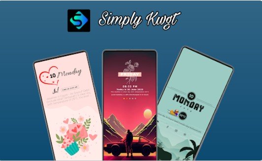 Gameplay screenshot from simply kwgt for Android