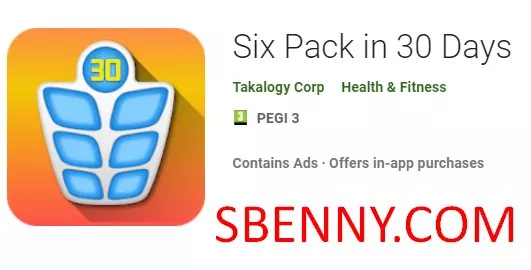 six pac in 30 days