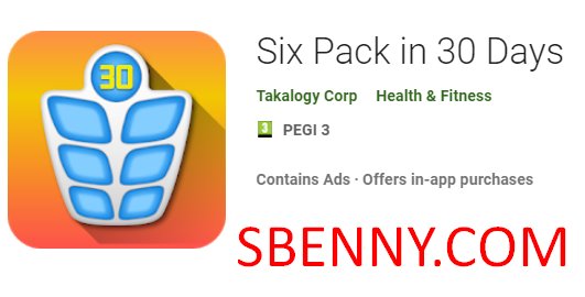 six pac in 30 days