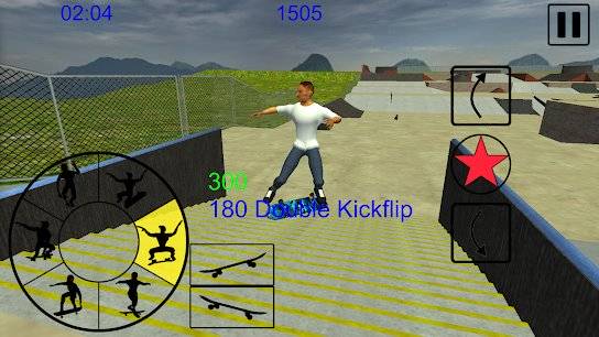 Gameplay screenshot from skating freestyle extreme 3d for Android