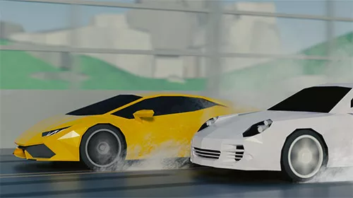 Gameplay screenshot from skid rally drag drift racing for Android