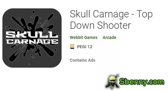 skull carnage top down shooter