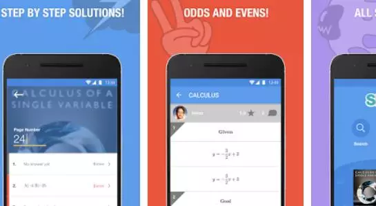 Gameplay screenshot from slader textbook solutions for Android