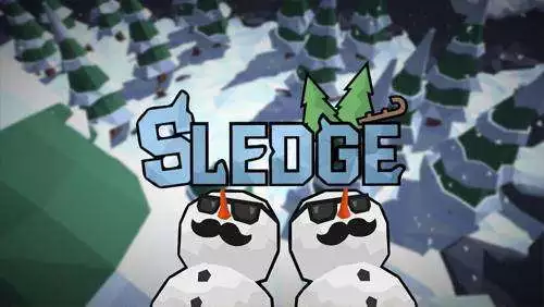 sledge snow mountain slide