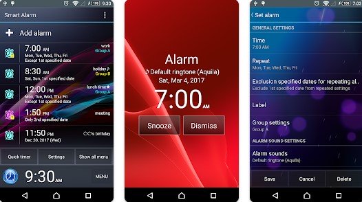 Gameplay screenshot from smart alarm alarm clock for Android