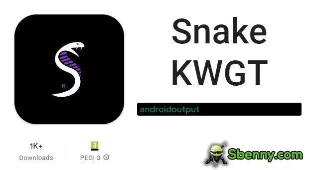  Snake KWGT APK