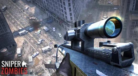 Gameplay screenshot from sniper zombies offline games for Android