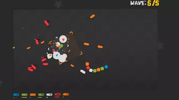 Gameplay screenshot from snkrx for Android