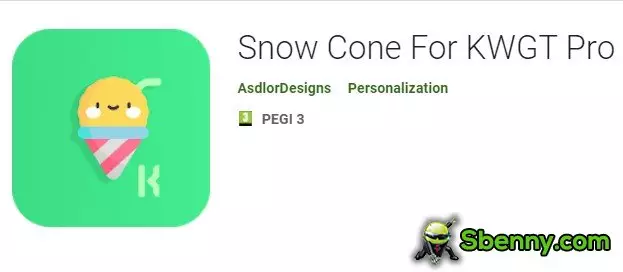  Snow Cone For KWGT Pro APK