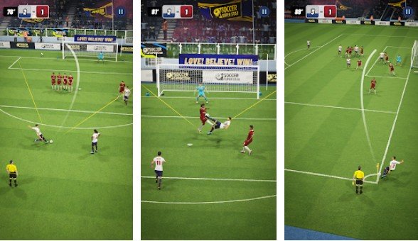 Gameplay screenshot from soccer super star for Android