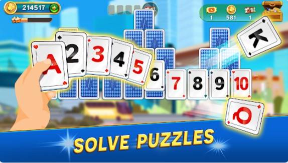 Gameplay screenshot from solitaire classic card games for Android