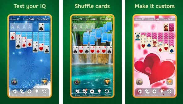 Gameplay screenshot from solitaire play card klondike for Android