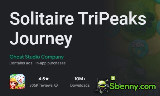 sbenny.com solitaire tripeaks journey