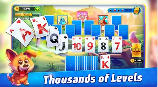 Gameplay screenshot from solitaire tripeaks journey for Android