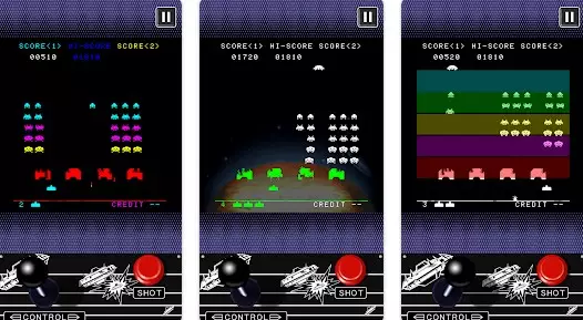 Gameplay screenshot from space invaders for Android