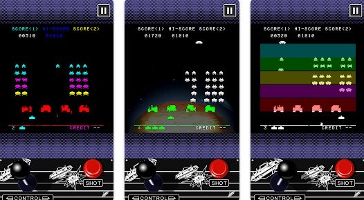 Gameplay screenshot from space invaders for Android