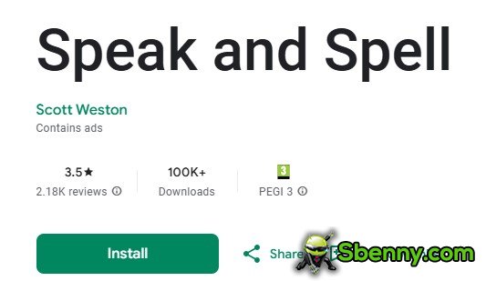  Speak and Spell