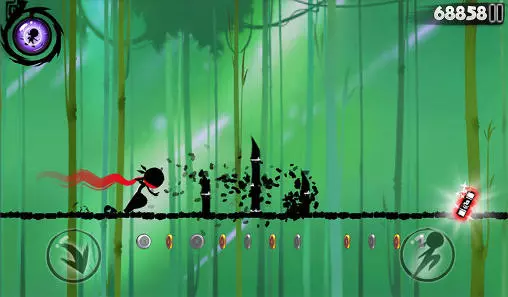 Gameplay screenshot from speedy ninja for Android