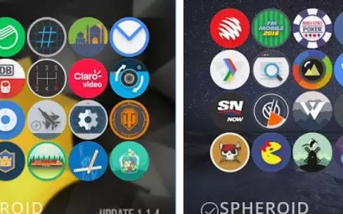 Gameplay screenshot from spheroid icon for Android