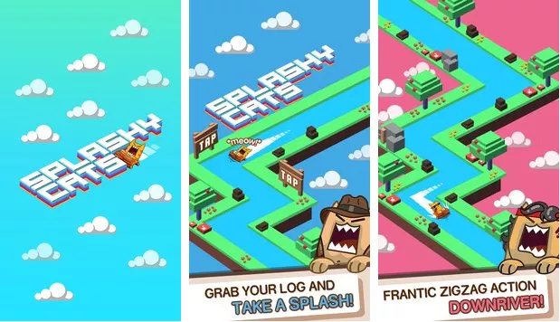  Splashy Cats: Endless ZigZag!