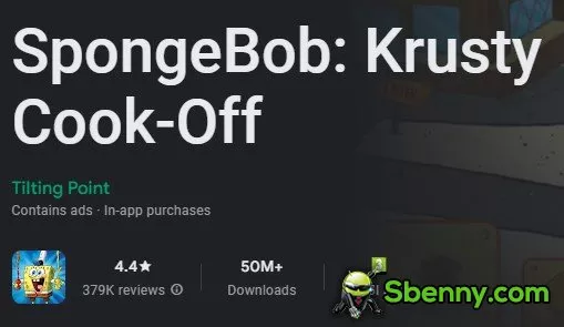 spongebob krusty cook off