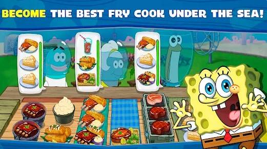 Gameplay screenshot from spongebob krusty cook off for Android