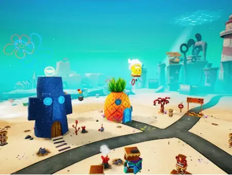 Gameplay screenshot from spongebob squarepants battle for bikini bottom for Android