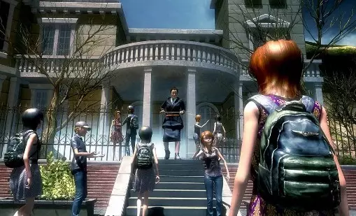 Gameplay screenshot from spooky teacher high school story for Android