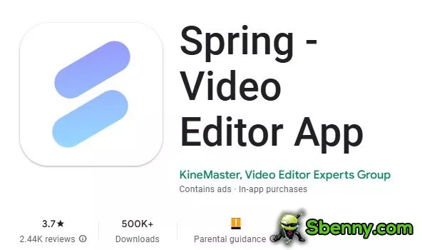 spring video editor app