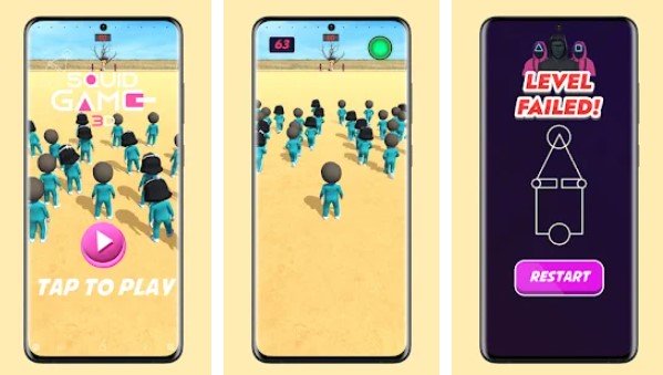 Gameplay screenshot from squid game 3d for Android