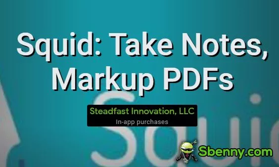 squid take notes markup pdfs