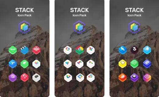 Gameplay screenshot from stack icon pack for Android