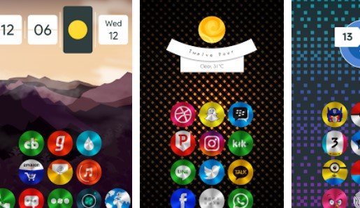 Gameplay screenshot from steelicons icon pack for Android