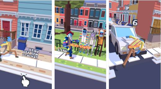 Gameplay screenshot from steppy pants for Android