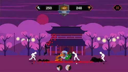 Gameplay screenshot from stick fight 2 for Android