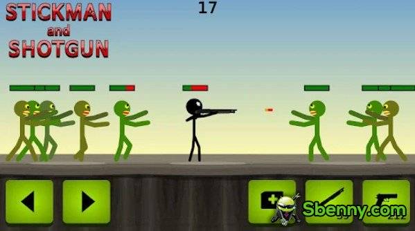 Gameplay screenshot from stickman and shotgun for Android