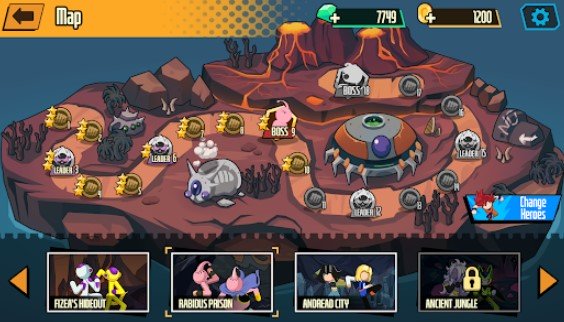 Gameplay screenshot from stickman dragon fight super for Android