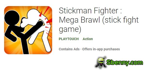  Stickman Fighter : Mega Brawl (stick fight game)