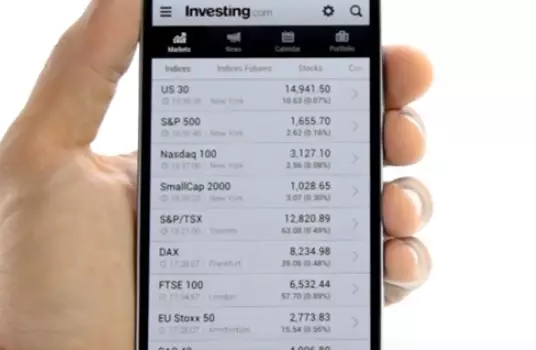 Gameplay screenshot from stocks forex bitcoin ethereum portfolio and news for Android