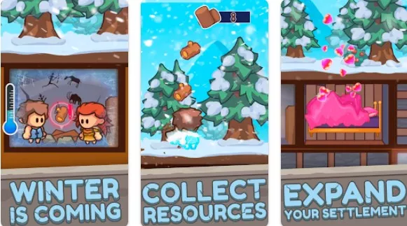 Gameplay screenshot from stone age settlement survival for Android