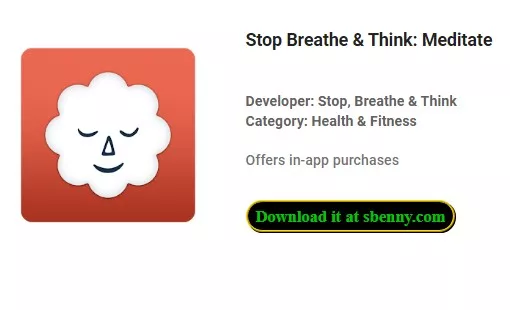 stop breathe and think meditate