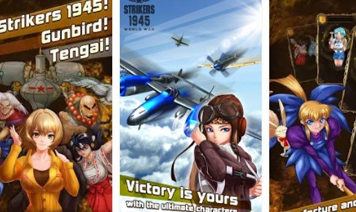 Gameplay screenshot from strikers 1945 world war for Android