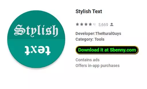 stylish text