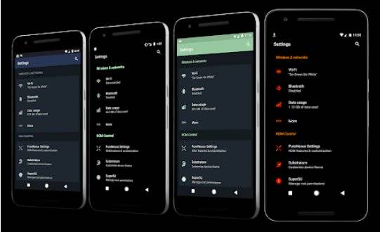 Gameplay screenshot from substratum spectrum theme for Android