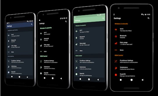 Gameplay screenshot from substratum spectrum theme for Android